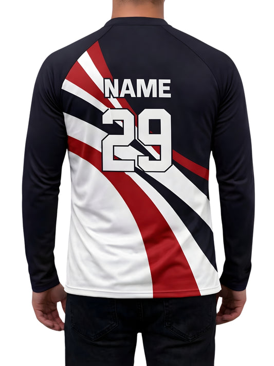 Sports Jersey Wear Customized Name & Number Personalized T-Shirt for Men/Boys