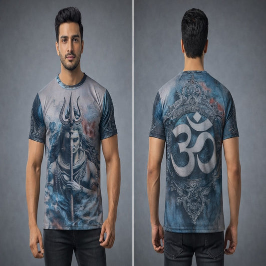 God Lord Shiva Graphic T-Shirts For Men/Boy's
