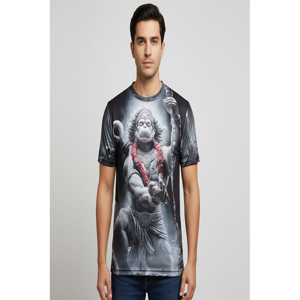 Almighty Immortal Lord Hanuman Graphic T-shirt Men/Boy's