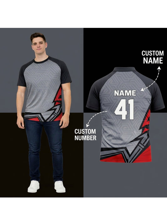 Customized Name Number Sports Cricket Jersey for Men & Boys