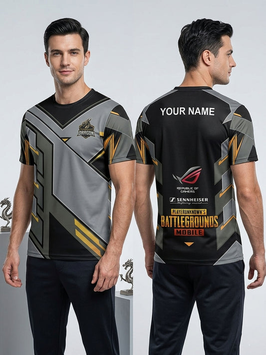 Customized Name Gaming Jersey Sports T-Shirt For Men/Boy's