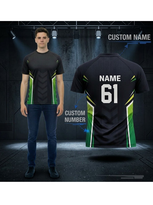 Customized Name Number Sports Cricket Jersey for Men & Boys