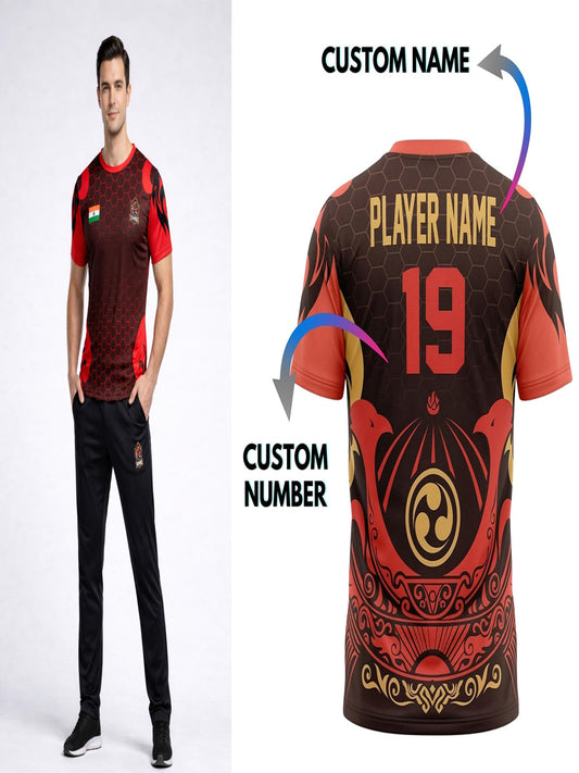 Customized Name Gaming Jersey Sports T-Shirt for Men/Boy's
