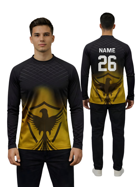 Sports Jersey Wear Customized Name & Number Personalized T-Shirt for Men/Boys