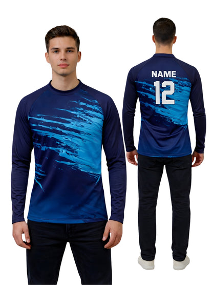 Sports Jersey Wear Customized Name & Number Personalized T-Shirt for Men/Boys