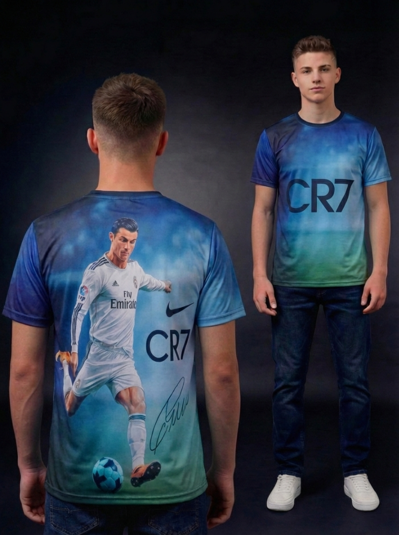 Christiania Cristiano Ronaldo CR7 T-shirt For Men/Boy's