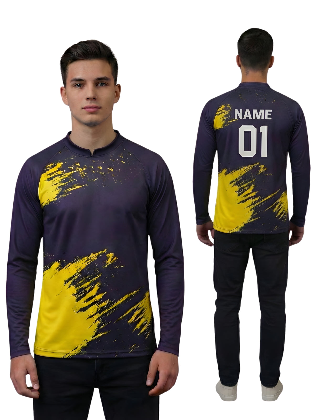Sports Jersey Wear Customized Name & Number Personalized T-Shirt for Men/Boys