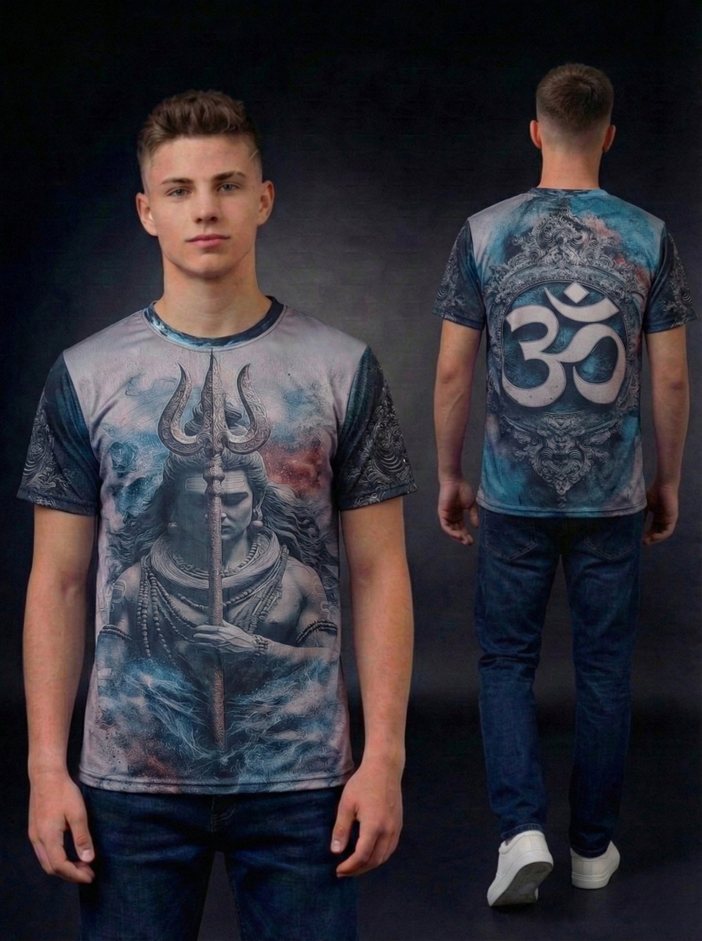 God Lord Shiva Graphic T-Shirts For Men/Boy's