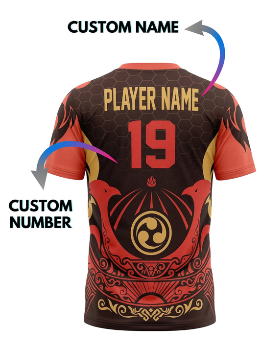 Vendsy BGMI T-Shirt with Custom Name & Number – Multicolour Tee