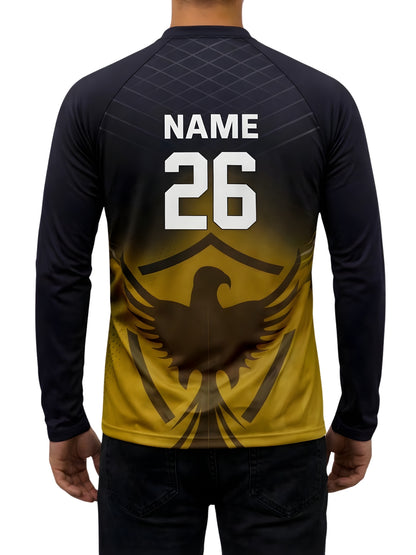 Sports Jersey Wear Customized Name & Number Personalized T-Shirt for Men/Boys