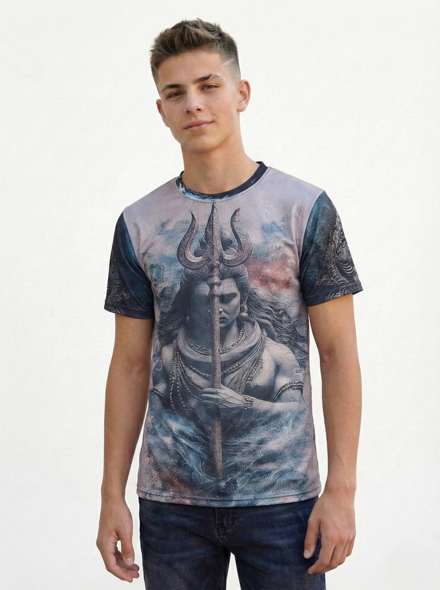 God Lord Shiva Graphic T-Shirts For Men/Boy's