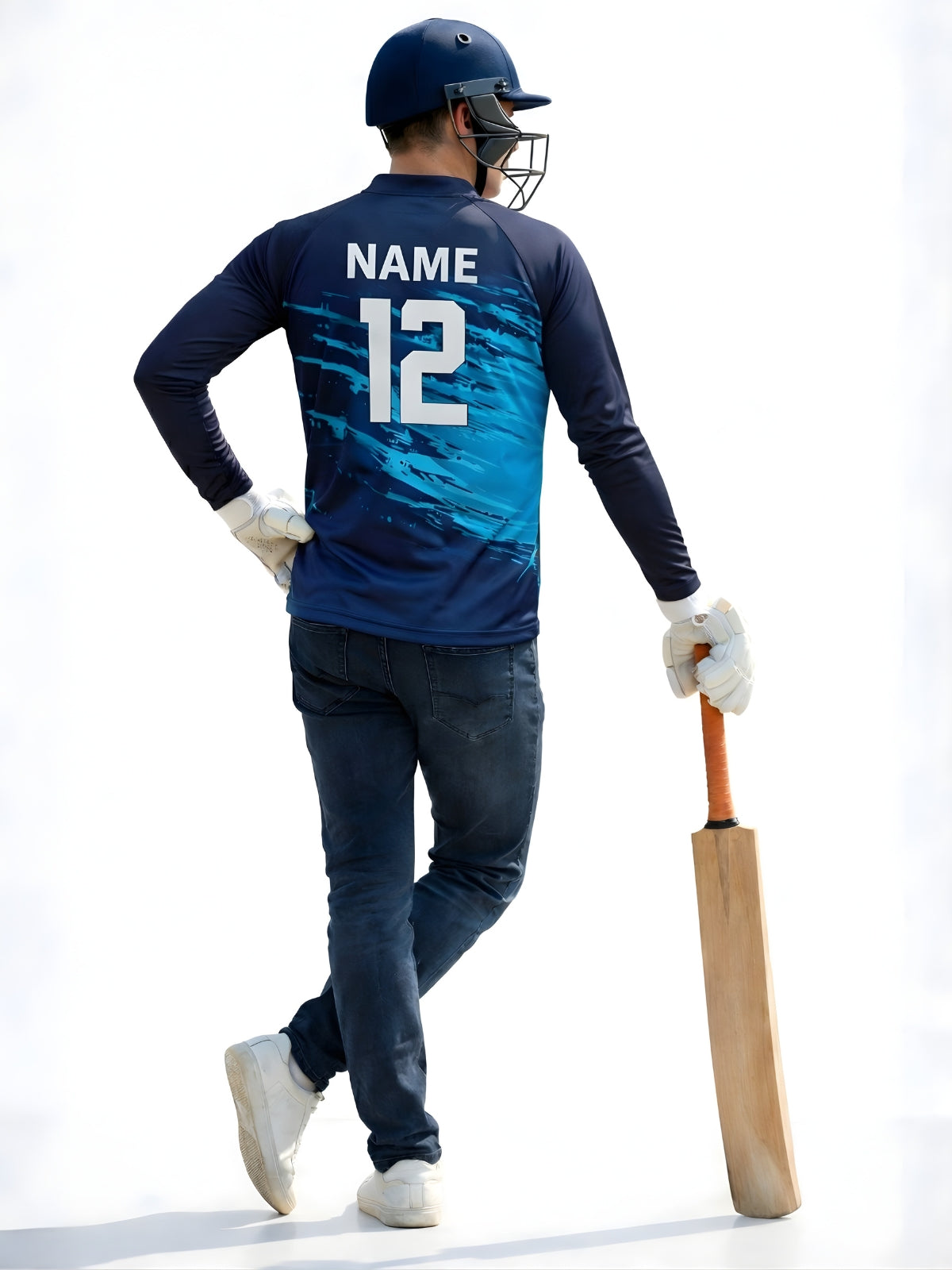 Sports Jersey Wear Customized Name & Number Personalized T-Shirt for Men/Boys