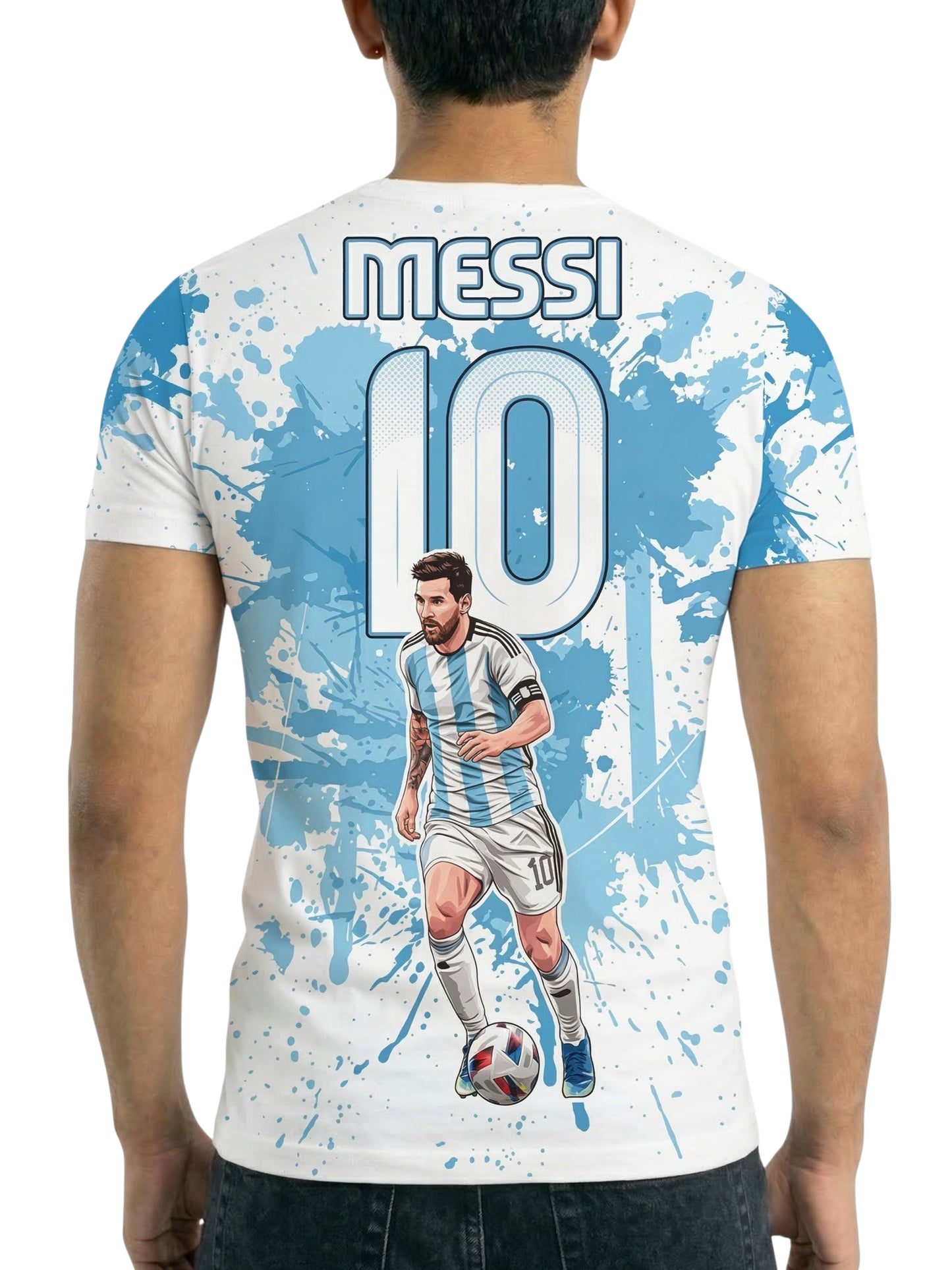 Lionel Messi Legend Number 10 Printed Sports T-Shirt For Men & Boys
