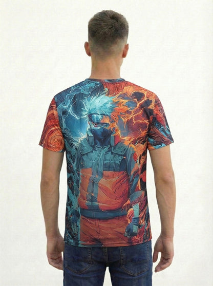 Anime Graphic Printed Japanese Character Naruto T-Shirt For Men/Boy's