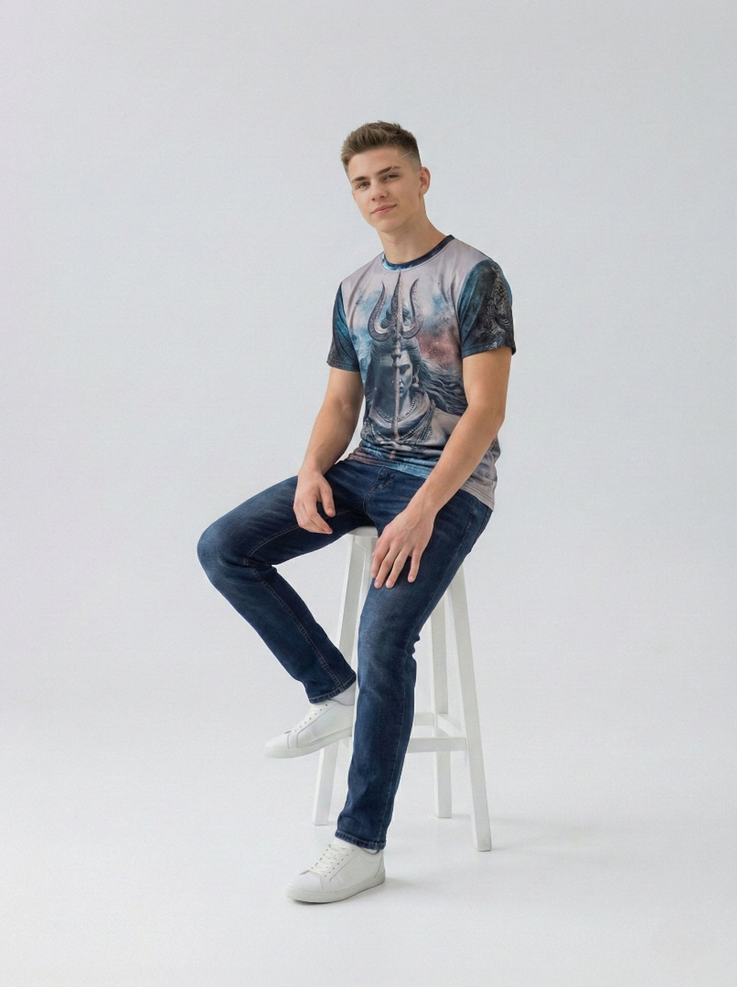 God Lord Shiva Graphic T-Shirts For Men/Boy's