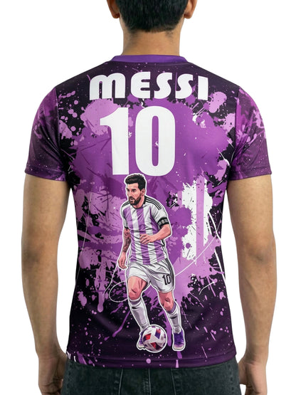 Customized Lionel Messi Inspired Name & Number T-Shirt for Men & Boys