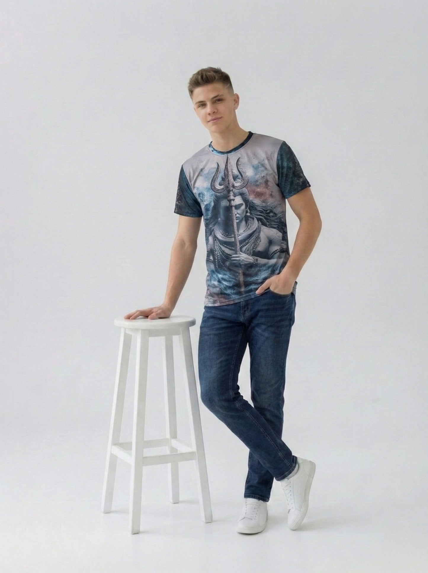 God Lord Shiva Graphic T-Shirts For Men/Boy's