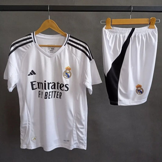 Real madrid Home 24-25 Jersey with shorts image 0