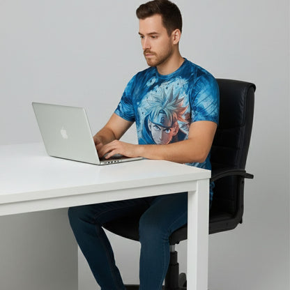 Anime Graphic Printed Japanese Character Naruto T-Shirt For Men's/Boy's