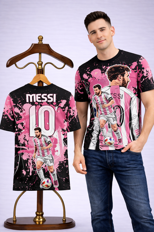 Lionel Messi Legend Number 10 Printed Sports T-Shirt For Men & Boys