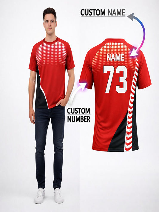 Customized Name Number Sports Cricket Jersey for Men & Boys