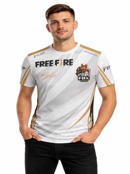 Customized Name or Player ID Jersey Free Fire Gaming T-Shirt for Men & Boys