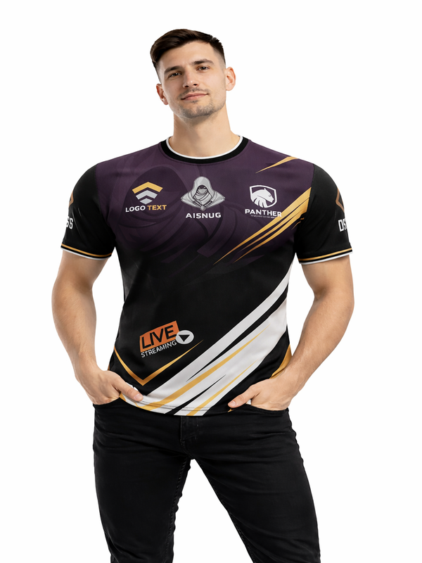 Customized Name or Player ID Jersey Free Fire Gaming T-Shirt for Men & Boys