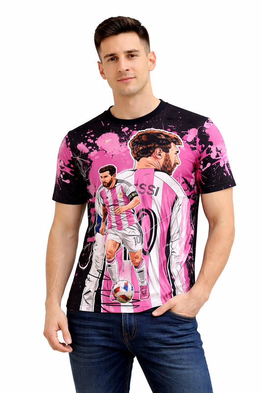 Lionel Messi Legend Number 10 Printed Sports T-Shirt For Men & Boys