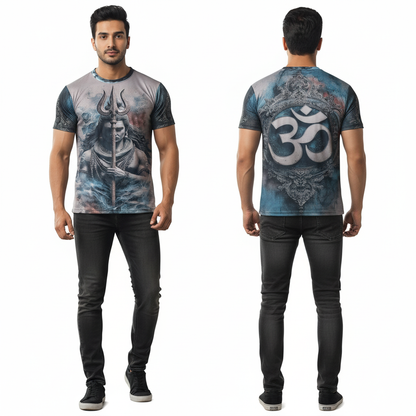 God Lord Shiva Graphic T-Shirts For Men/Boy's