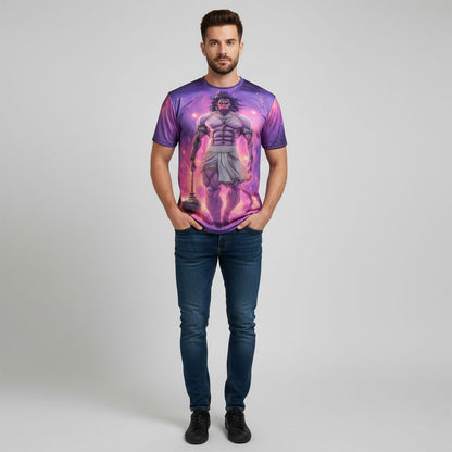 Almighty Immortal Lord Hanuman Graphic T-shirt For Men/Boy's