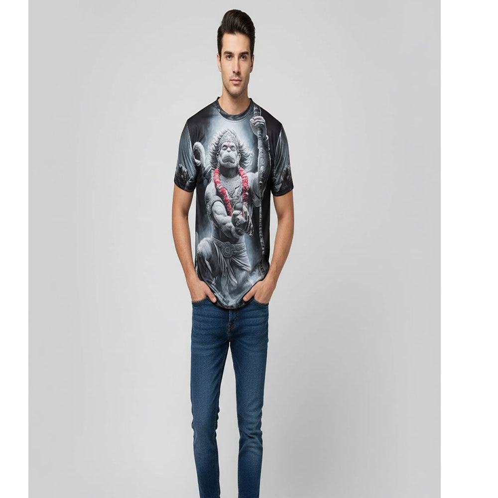 Almighty Immortal Lord Hanuman Graphic T-shirt Men/Boy's