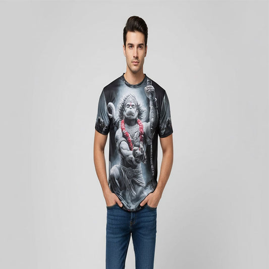 Almighty Immortal Lord Hanuman Graphic T-shirt Men/Boy's