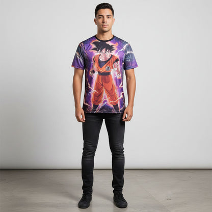 Japanese Anime Dragon Action Goku Character T-Shirt For Men's/Boy's