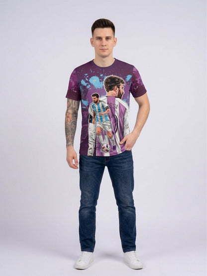 Customized Lionel Messi Inspired Name & Number T-Shirt for Men & Boys