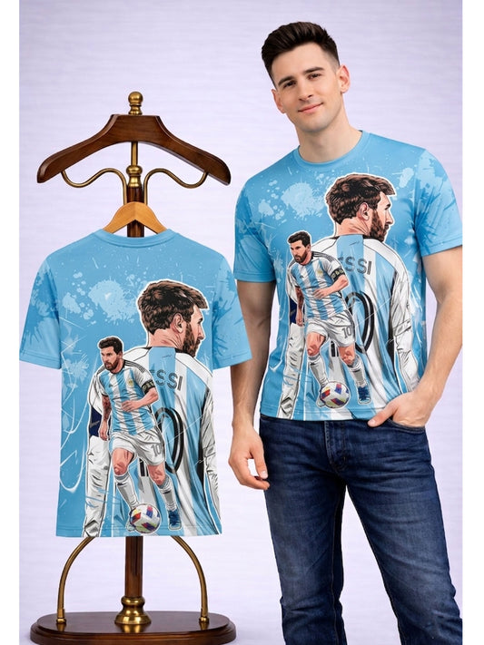 Lionel Messi Legend Number 10 Printed Sports T-Shirt For Men & Boys