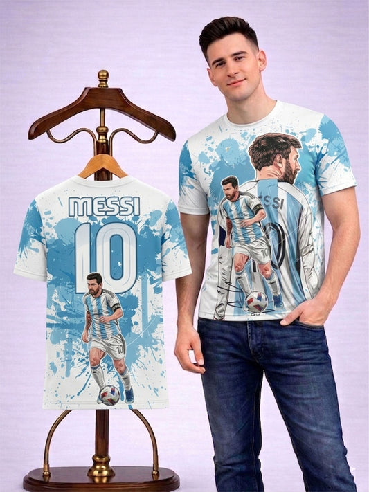 Lionel Messi Legend Number 10 Printed Sports T-Shirt For Men & Boys