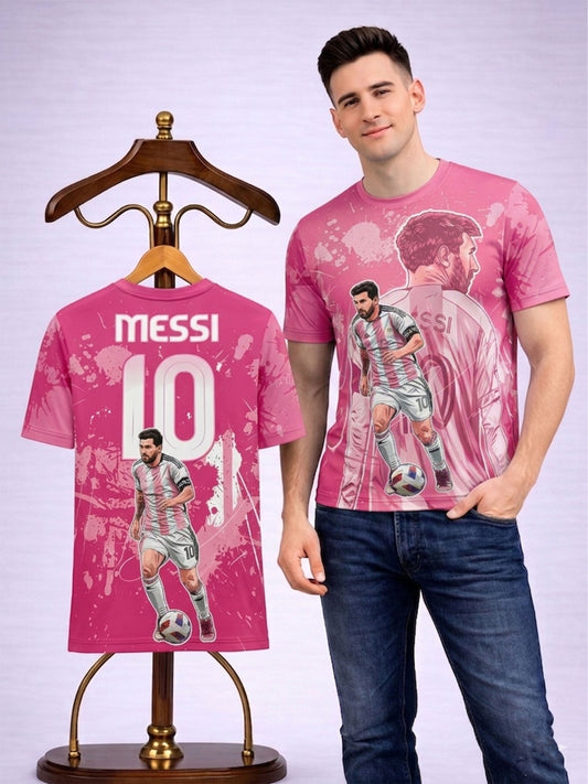 Lionel Messi Legend Number 10 Printed Sports T-Shirt For Men & Boys