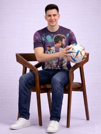 Lionel Messi Legend Number 10 Printed Sports T-Shirt For Men & Boys