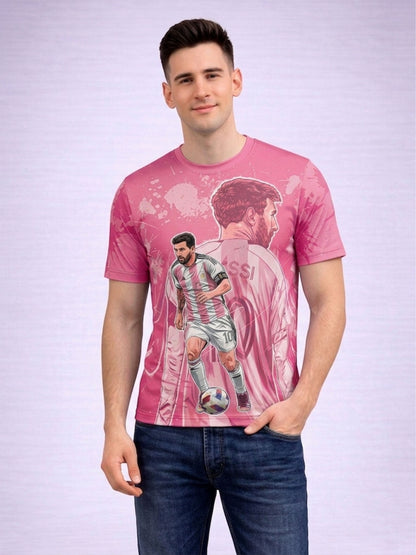 Customized Messi Inspired Name & Number T-Shirt for Men & Boys
