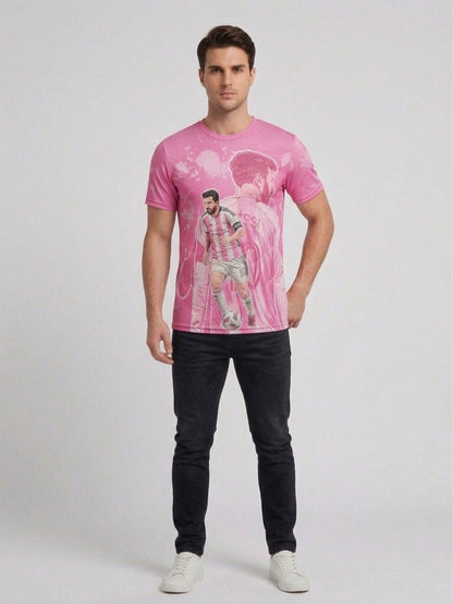 Customized Messi Inspired  Name & Number T-Shirt for Men & Boys