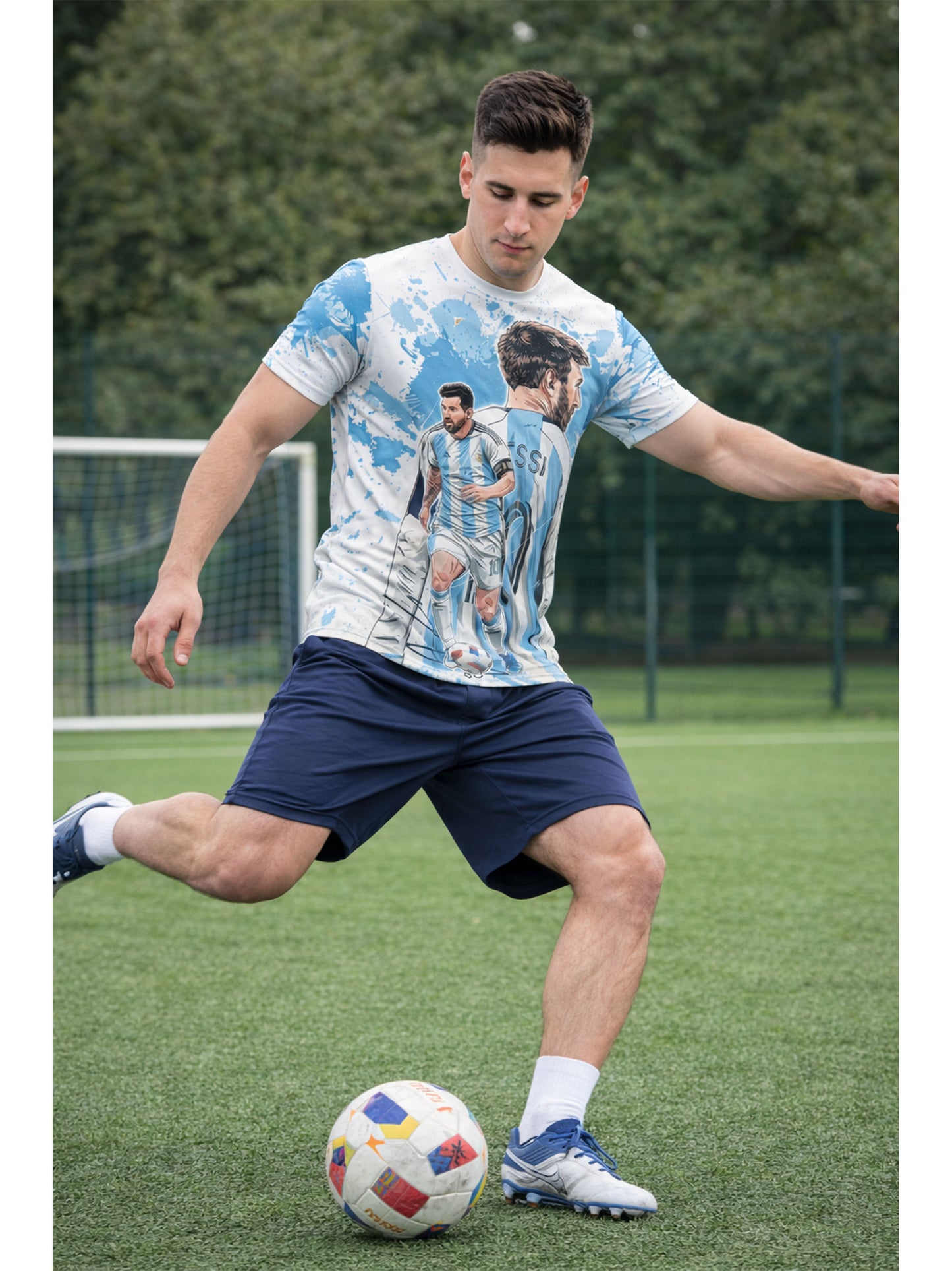 Lionel Messi Legend Number 10 Printed Sports T-Shirt For Men & Boys