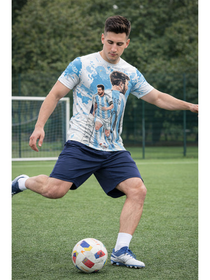 Lionel Messi Legend Number 10 Printed Sports T-Shirt For Men & Boys