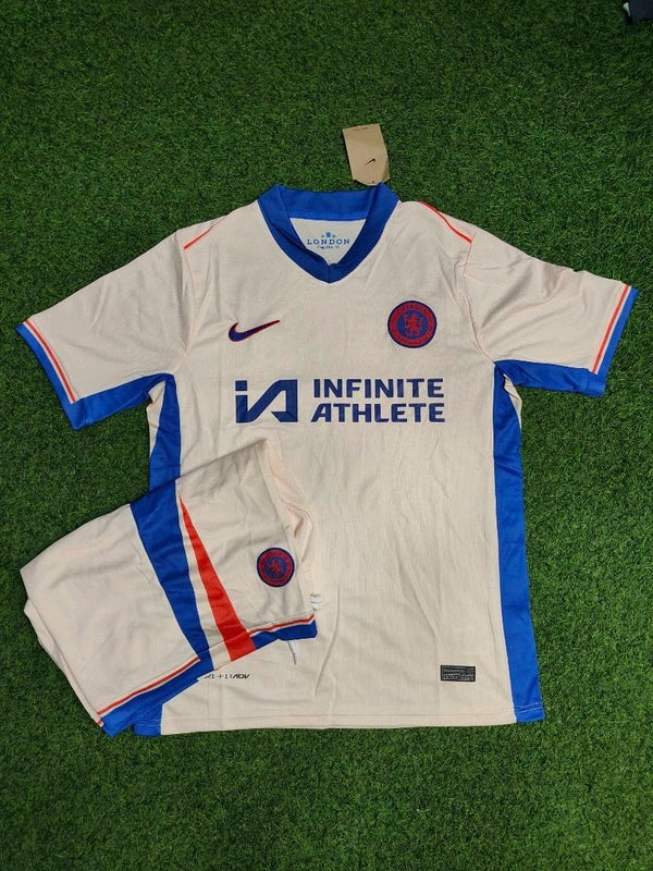 Chelsea Away 24-25 Jersey with shorts Without Sponsor image 0