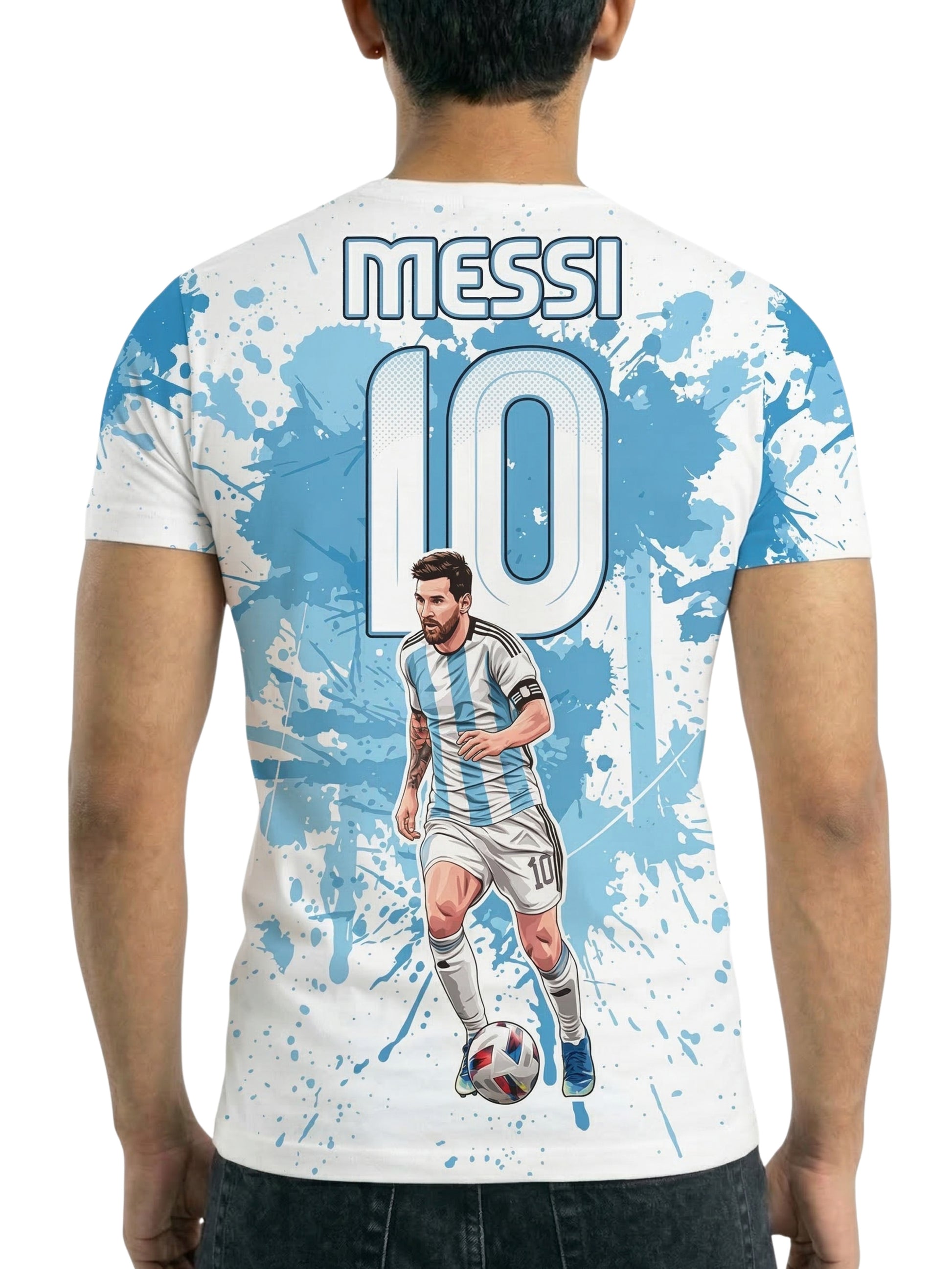 Vendsy Messi Collection T-Shirt – Multicolour Football Fan Tee