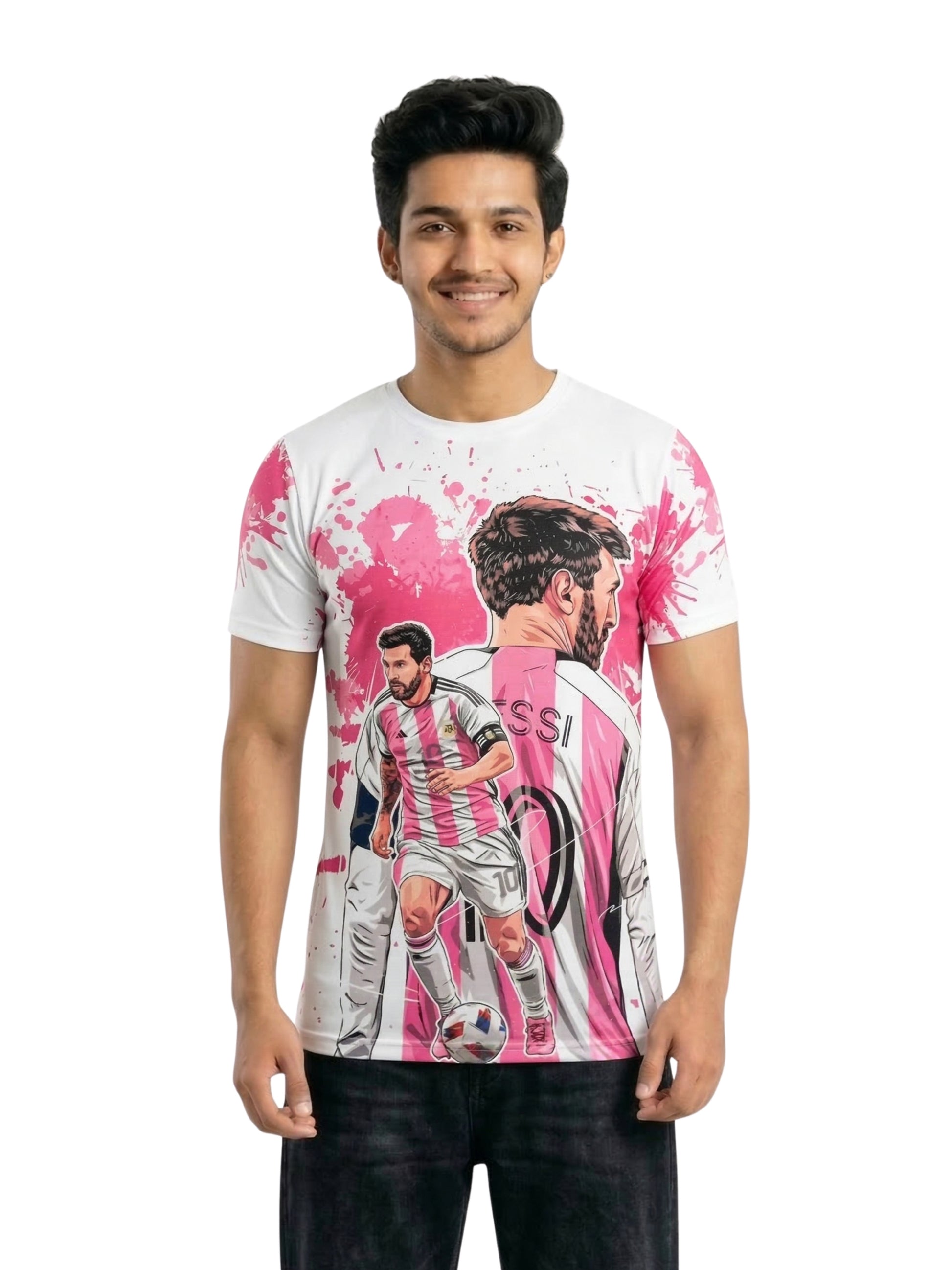 Vendsy Messi Legend T-Shirt with Custom Name & Number – Multicolour Tee