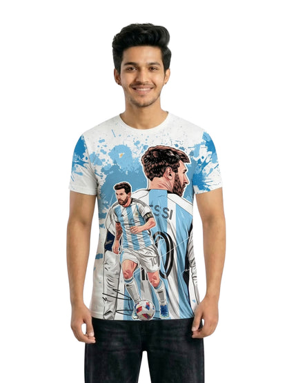 Vendsy Messi Collection T-Shirt – Multicolour Football Fan Tee
