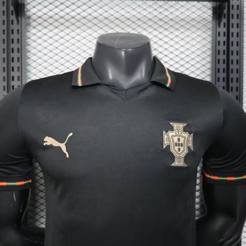 Buy Portugal Black Special Edition 2025-2026 player version Jersey image 1