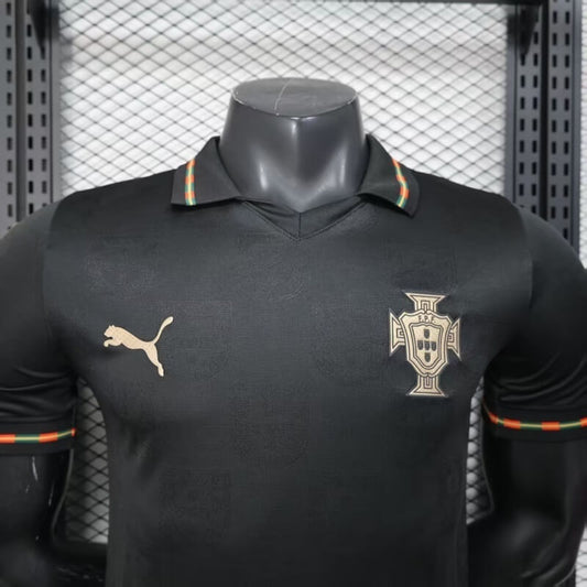 Buy Portugal Black Special Edition 2025-2026 player version Jersey image 1