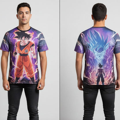 Japanese Anime Dragon Action Goku Character T-Shirt For Men's/Boy's