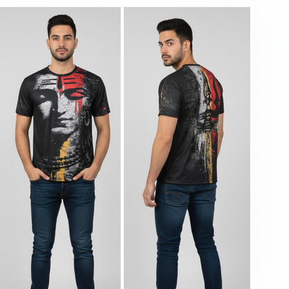 God Lord Shiva Graphic Print T-Shirt for Men/Boy's